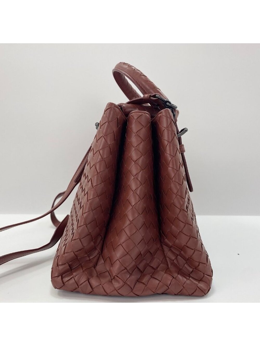 Bottega Veneta Handbag Intrecciato Rome 2-Way - Picture 6 of 10